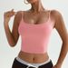 One Piece Yoga Top Vest Backless Fitness Sports Bra For Running Training Pilates_desvips.com