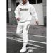 2025 New Sweatshirt And Sweatpants Letter Print Casual Jacket Autumn Winter Fleece Street Fashion Middle-Aged Men's Set_desvips.com