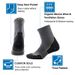 ZEALWOOD Marathon Running Socks, Men's Women's Outdoor Merino Wool Sports Compression Socks Breathable Cushion Cycling_desvips.com