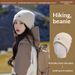 001 Mountaineering Cold For Women 2025 New Autumn Knitted Wool Large Circumference Sichuan West Travel Warm Head Wrap Hat_desvips.com