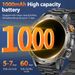 LIGE New Smart Watch Men 1000mAh Large Capacity Battery Outdoor Flashlight Bluetooth Call Waterproof Sport Fitness_desvips.com