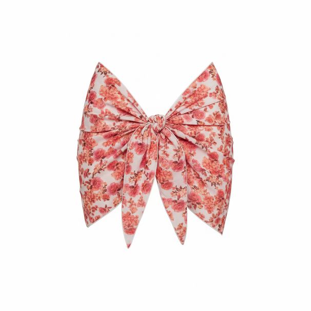 Print Swimsuit And Cover Up Bikini Set Women Sexy Lace Swimwear High Leg Bathing Suit Beachwear Biquini_desvips.com