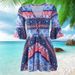 2025 Swimsuit Two-Piece Skirt Style Printed Plus Size New Swimwear_desvips.com