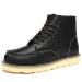 Winter Warm Snow Leather With Fur Mens Fashion Handmade Waterproof Ankle Boots No-slip High Top Men Work Shoes 240629_desvips.com