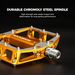 ROCKBROS Aluminum Bike Pedals 11×10cm Platform Trekking & Downhill Flat Pedals_desvips.com