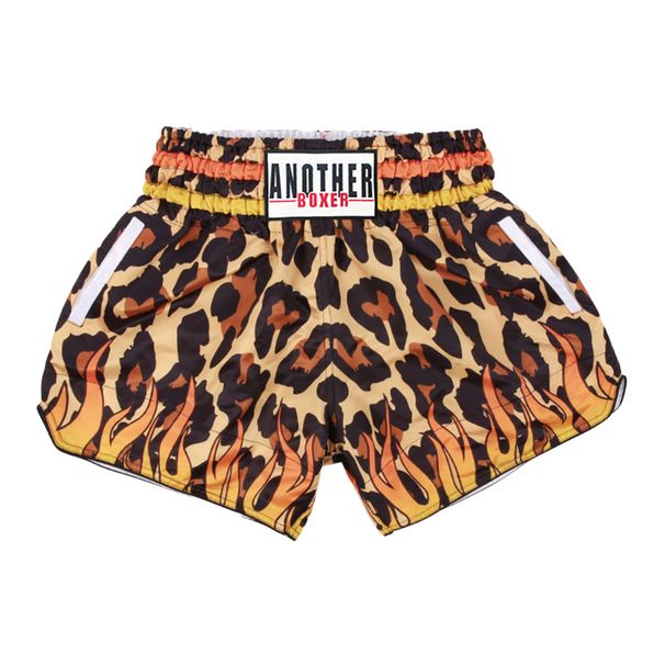 2026 Shorts, Martial Arts Sanda Sports Pants, Women's Plus Size Fashionable Leopard Print Boxing Shorts, Muay Thai Pants_desvips.com
