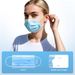 100 Pack Of Disposable 3-Ply Face Masks With Soft Earloops And Adjustable Nose Clip For Office, Travel, School, And Public Use, Blue_desvips.com