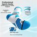 Men's Non-Slip mid Calf Socks Spring Summer Sweat Absorbing Towel Soled for Basketball Training Outdoor Marathon Running_desvips.com
