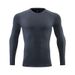 Men's Clothing Long-Sleeved Sports T-Shirt Running Quick-Drying Tights Fitness Breathable Training Outdoor Clothing Round Neck Sweatshirt_desvips.com