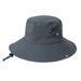 Outdoor Fisherman Large Brim Protection, Fishing Hat, Jungle For Men And Women, Sun Protection With Drawstring To_desvips.com
