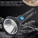 Plastic flashlight USB charging LED ultra-bright home portable outdoor long-range lighting flashlight_desvips.com