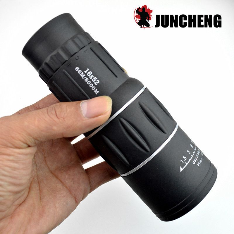 Optical Prism Dual Adjustment Anti-Reflective Green Film High Magnification 16X52 HD Monocular Telescope Product_desvips.com