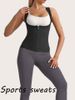 Women's Zippered Sauna Top Vest Suitable For Yoga Exercise Training Fitness Clothes Sweating Shapewear_desvips.com