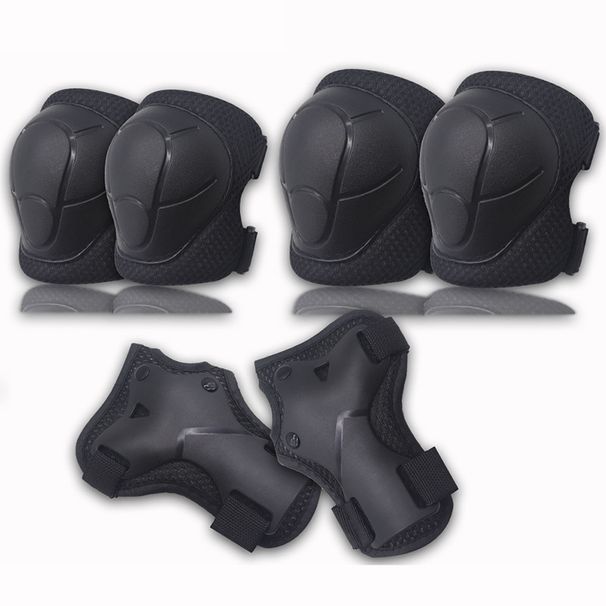 Kids Roller Skating Protective Gear Set 6-Piece - Helmet, Knee Pads, Elbow Pads, Wrist Guards For Skateboarding, Cycling & Outdoor Sports_desvips.com