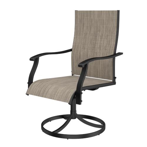 Murago Patio Chairs Set Of 2, Outdoor Chairs, Brown_desvips.com