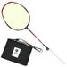 QIAO Xiaojiang TP Full Carbon Single Racket With Stringed Badminton Bag Red Gold_desvips.com