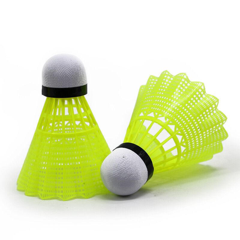 Red Double Happiness DHS Nylon Durable Plastic Training Badminton 6-Pack Yellow EG61Y_desvips.com