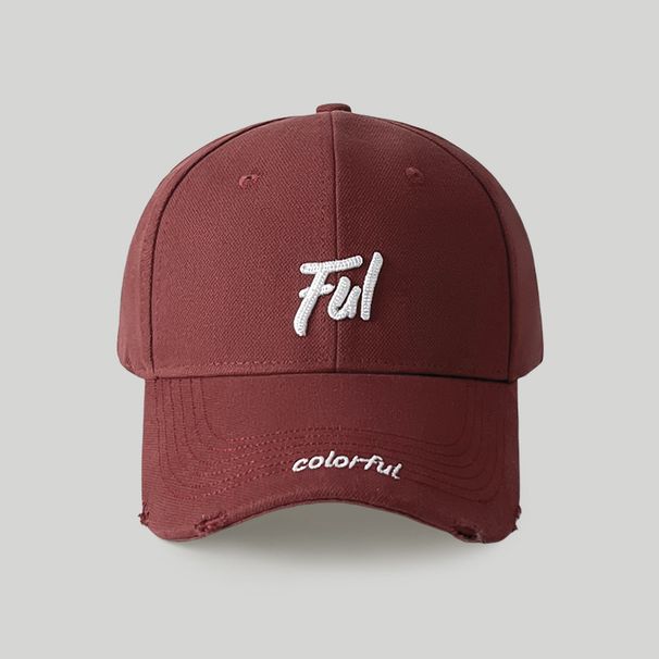 Chic Know Japanese Designer Collaboration, Perforated Hardtop Baseball Women's Casual Versatile Duckbill Cap, Men's_desvips.com