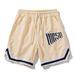 Basketball Short Summer Fashion Sports Shorts For Outer Wear High Street Hip Hop Letter Embroidery Wide Leg Sports Pants Shorts_desvips.com