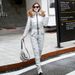 Sports & Outdoor Foreign Trade Winter New One Piece Ski Suit Women's One Piece Cotton Suit Shiny Suit Down Cotton Suit Women Cross Border Wholesale_desvips.com