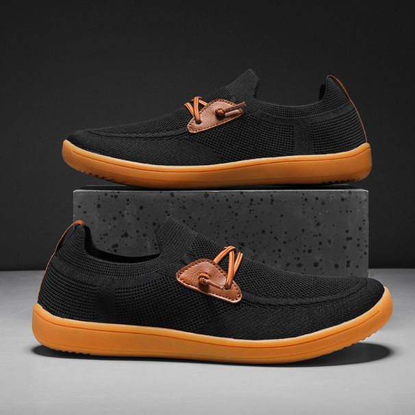 Men's Wide Fit Breathable Mesh Walking Shoes With Anti-Slip Rubber Sole For Hiking, Running, And Casual Wear_desvips.com