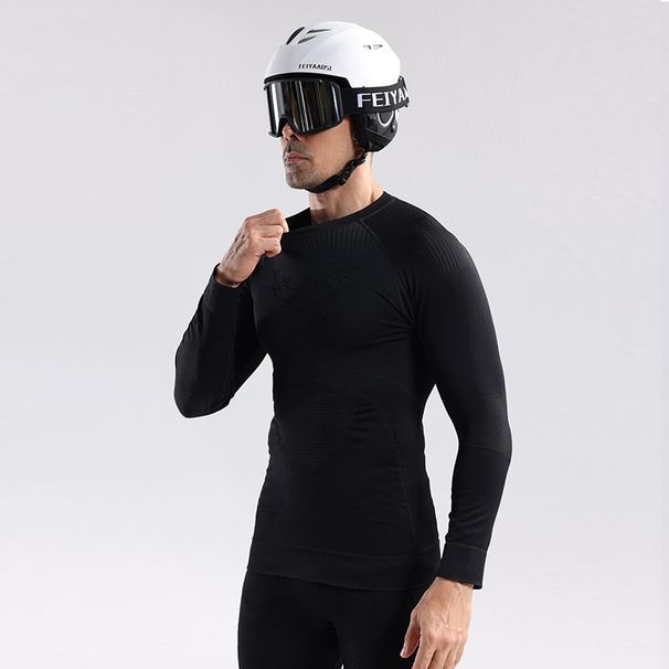 X-BIO New 4.0 Energy Gathering Enhanced Sports Ski Quick-Dry Top Men's Thermal Close-Fitting Sweat-Wicking Compression_desvips.com