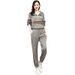001 2025 Spring And Autumn New Women's Tracksuit For Petite Figures, Loose Sweatshirt, Youthful Fashionable Casual Two-Piece_desvips.com