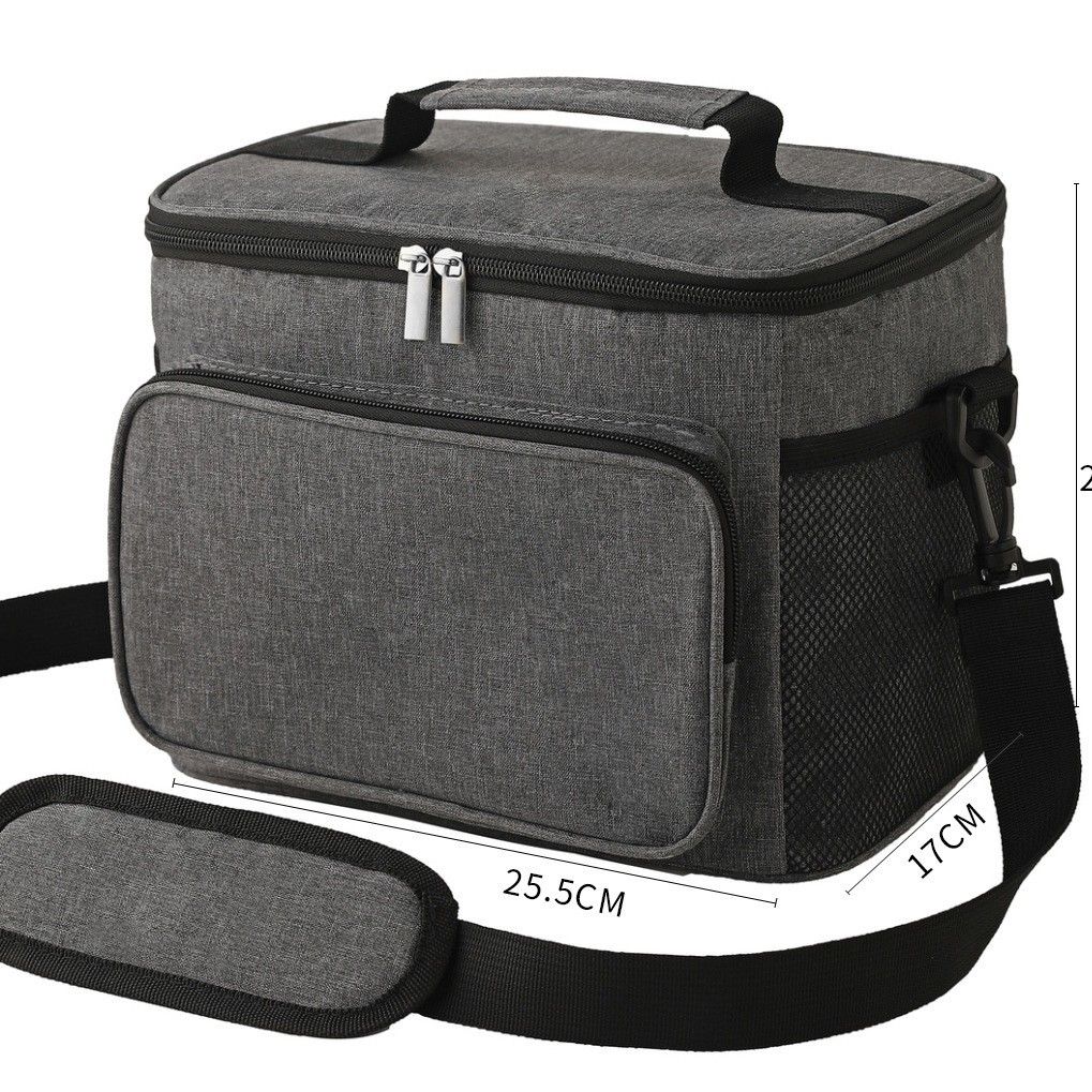 Insulated Lunch Bag Large Capacity Thermal Cooler Tote For Picnic Camping Work Leakproof_desvips.com