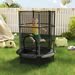 Trampolín Para Niños De +3 Años Ø140 Cm Con Red De Seguridad Y Marco De Acero Para Interior Y Exterior_desvips.com