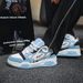 2023 Autumn New Couple Dad Low Top Platform Booster Casual Shoes Niche Sneaker Men's One-piece Replacement_desvips.com