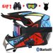 Off-road Yamamoto Racing AM Mountain Bike Full helmet Bluetooth Off-road helmet_desvips.com