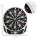 HOMCOM Electronic Dart Board – Plastic Target With 6 Darts Sound & Light Effects Digital Scoreboard For Home Game Room_desvips.com