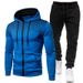 High-Quality Clothing Casual Cardigan Long-Sleeve Hooded Sweatshirt Polka Dot Print Youth Men's Set_desvips.com