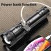 Cross-bordr Multifunctional P50 Tlscopic Zoom Outdoor Whit Lasr USB Rchargabl Hom Emrgncy Flashlight_desvips.com
