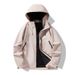 Men's And Women's Windproof Waterproof Hooded Outdoor Sports Casual Hiking Spring Autumn Jacket Coat_desvips.com