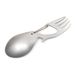 Outdoor camping tableware Titanium spoon Titanium fork Pure titanium multifunctional spork Titanium spoon with bottle opener Stainless steel spork_desvips.com