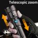 Cross-bordr Multifunctional P50 Tlscopic Zoom Outdoor Whit Lasr USB Rchargabl Hom Emrgncy Flashlight_desvips.com