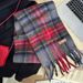 Medium Cup Extra Large Cup~Red Plaid Scarf New Year Christmas Atmosphere Autumn Winter Warm Thickened Neck Warmer_desvips.com