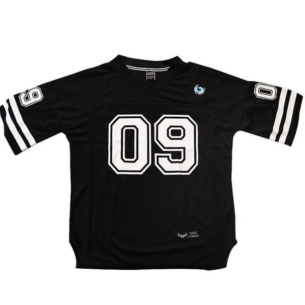 2020 New Men's Short-Sleeve Loose Training Wear Football Jersey Breathable V-Neck Sports T-Shirt Casual Top For Men_desvips.com