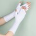 Summer Cool Long Half Finger Sun For Women UV Protection Arm Fake Sleeves Gloves Thin Cycling_desvips.com