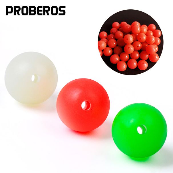 Luminous Round Night Pearl Sea Fishing Lure Space Beans Stop Plastic Fluorescent Beads Accessories 1000 Pieces/Bag_desvips.com