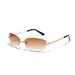 Frameless Metal Oval Mercury UV400 Sunglasses, Retro American Style, Designed For Trendy Women, Suitable For Outdoor Driving, Walking, And Climbing_desvips.com