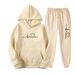 2025 Men And Women Fleece Sweatshirt Autumn Winter Heart Pattern Hoodie Trendy Brand New Men's Set_desvips.com
