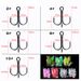 Anchor 20pcs/Box Lure Sea Fishing Suitable Feather Treble Hooks 35647 High Carbon Steel_desvips.com