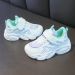 Big Girls Mesh Breathable White Sneakers For Children's Version Platform Sports Running Daddy Shoes 5 6 8 10 11 12 Years_desvips.com