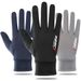 Spring And Autumn Cycling Touchscreen Slip Imitation Sun Ice Silk Full Finger Printed Unisex Breathable Driving Gloves_desvips.com