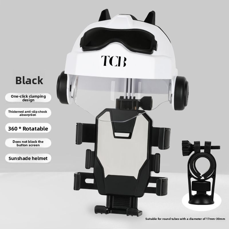 New Bike Electric Scooter Phone With Hat Rider Navigation Holder Waterproof Sunshade Bicycle_desvips.com