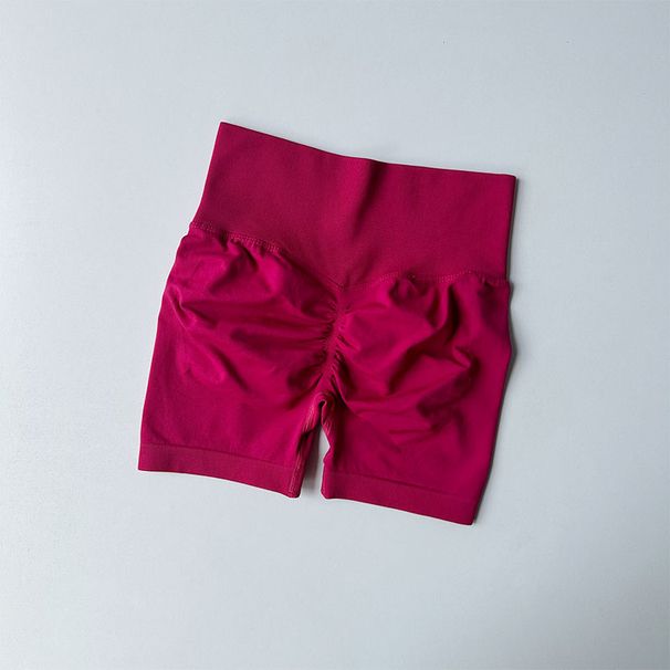 Peach Lifting Sports Shorts Women High Waist Tightening Slimming Running Hip Speed Drying Three Point Tight Pants_desvips.com