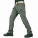 Men's Softshell Tactical Pants Winter Skiing Hiking Fleece-Lined Waterproof Windproof Multi-Pocket Camouflage Work Pants_desvips.com