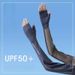 Summer Driving Gloves Women, Half-Finger Long Thin Ice Silk Sun Protection Arm Sleeves For Cycling And Sports_desvips.com